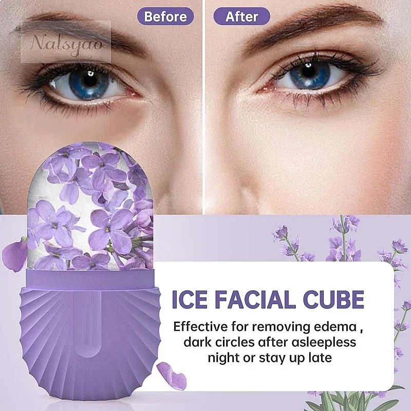 Face Ice Roller Puffiness - Ice Face Roller 1PCS Cetakan Es