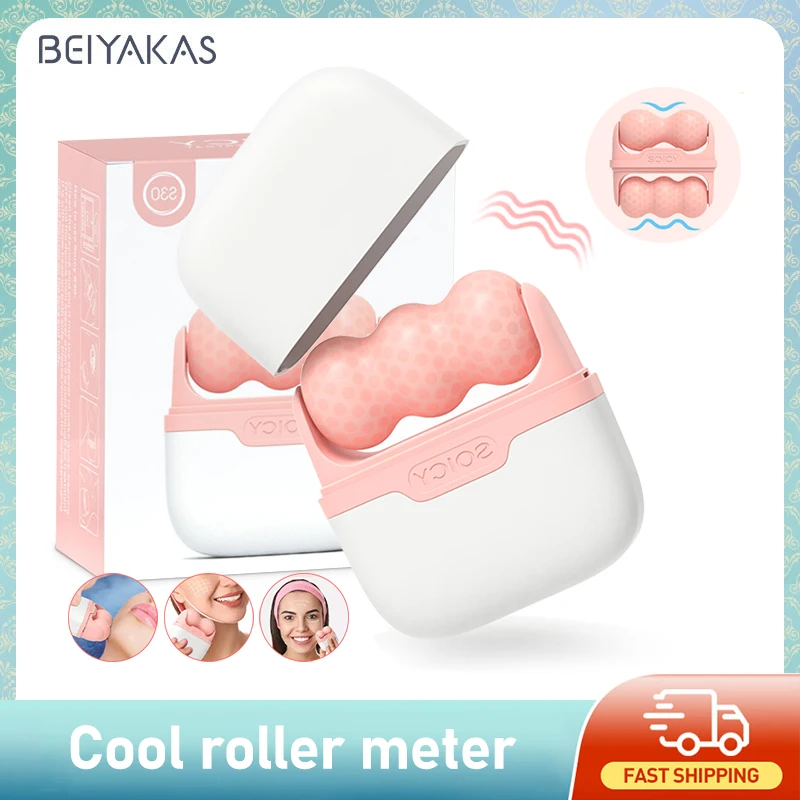 Face Ice Roller Puffiness - 2-in-1 Beiyakes Ice Roller untuk Wajah