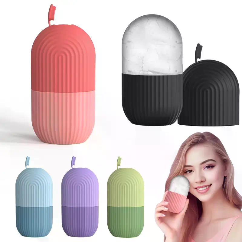 Face Ice Roller Puffiness - Cetakan Es Silikon Roller Wajah Es