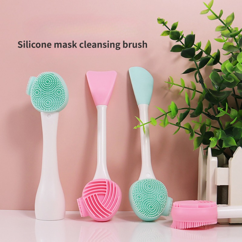 Silicone Face Scrubber Electric - 1 Buah Sikat Pembersih Serbaguna Masker
