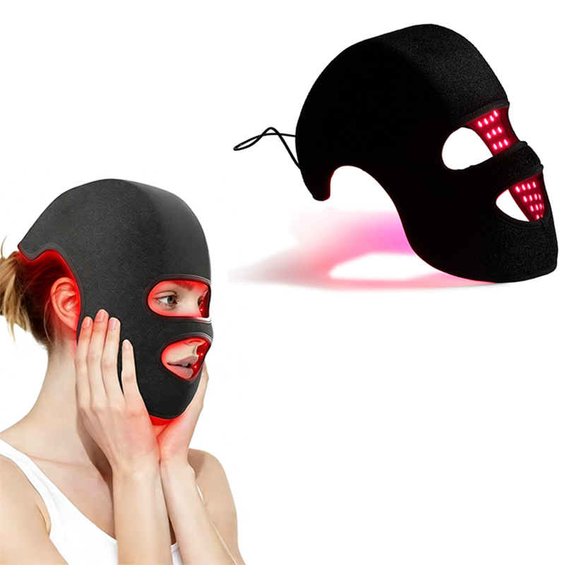 Led Light Therapy Face Mask - Topi LED 4 Warna & Masker