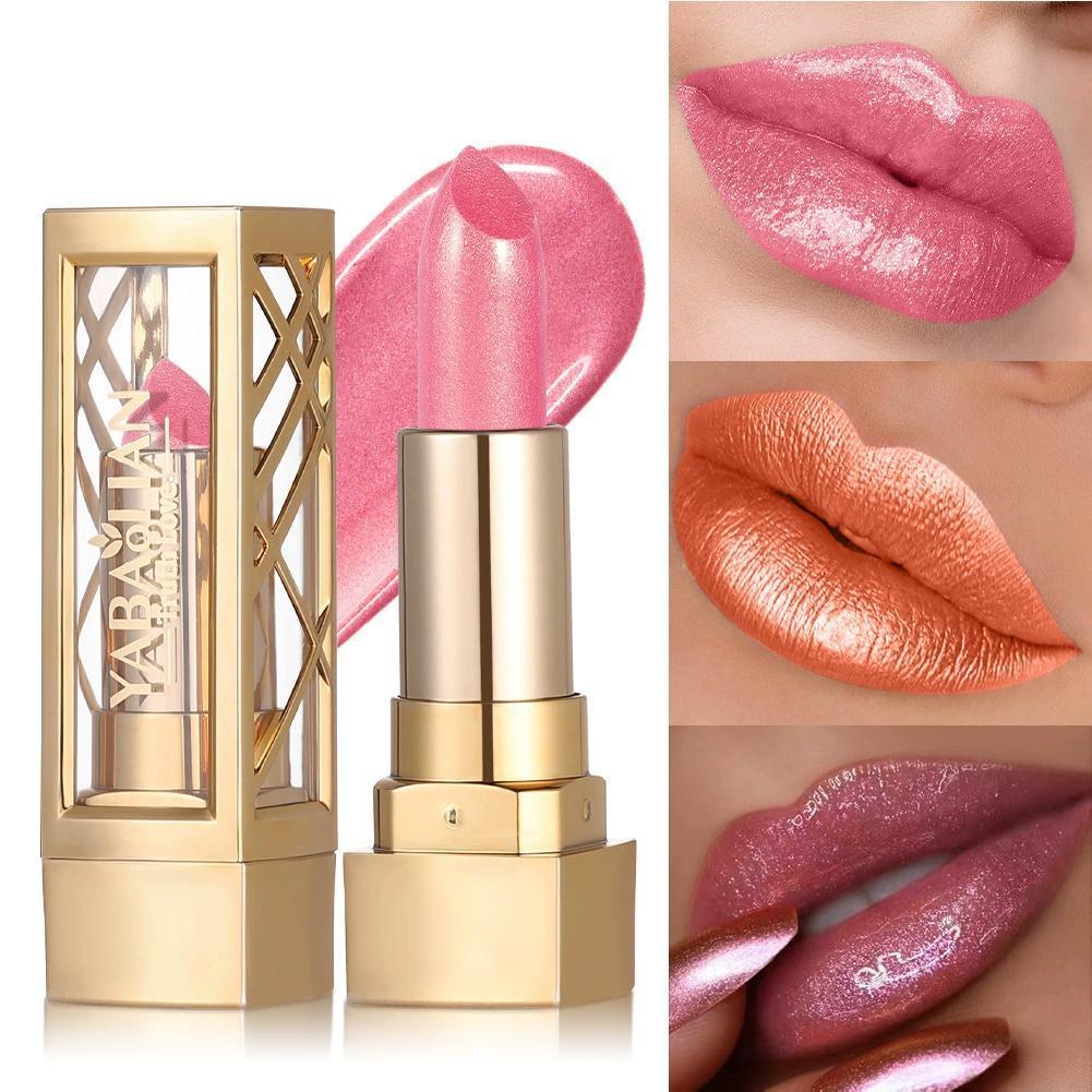 Matte Velvet Lip Tint Long Lasting - Lipstik Velvet Matte Pearlescent Glitter Melembapkan