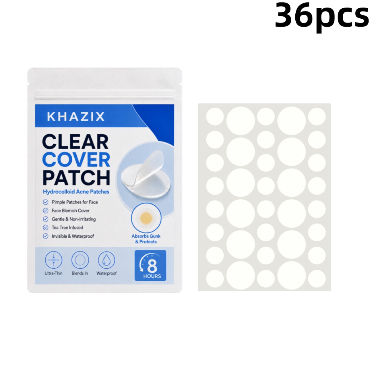 36 Buah Stiker Jerawat Hidroko - Hydrocolloid Pimple Patch ulasan dan harga