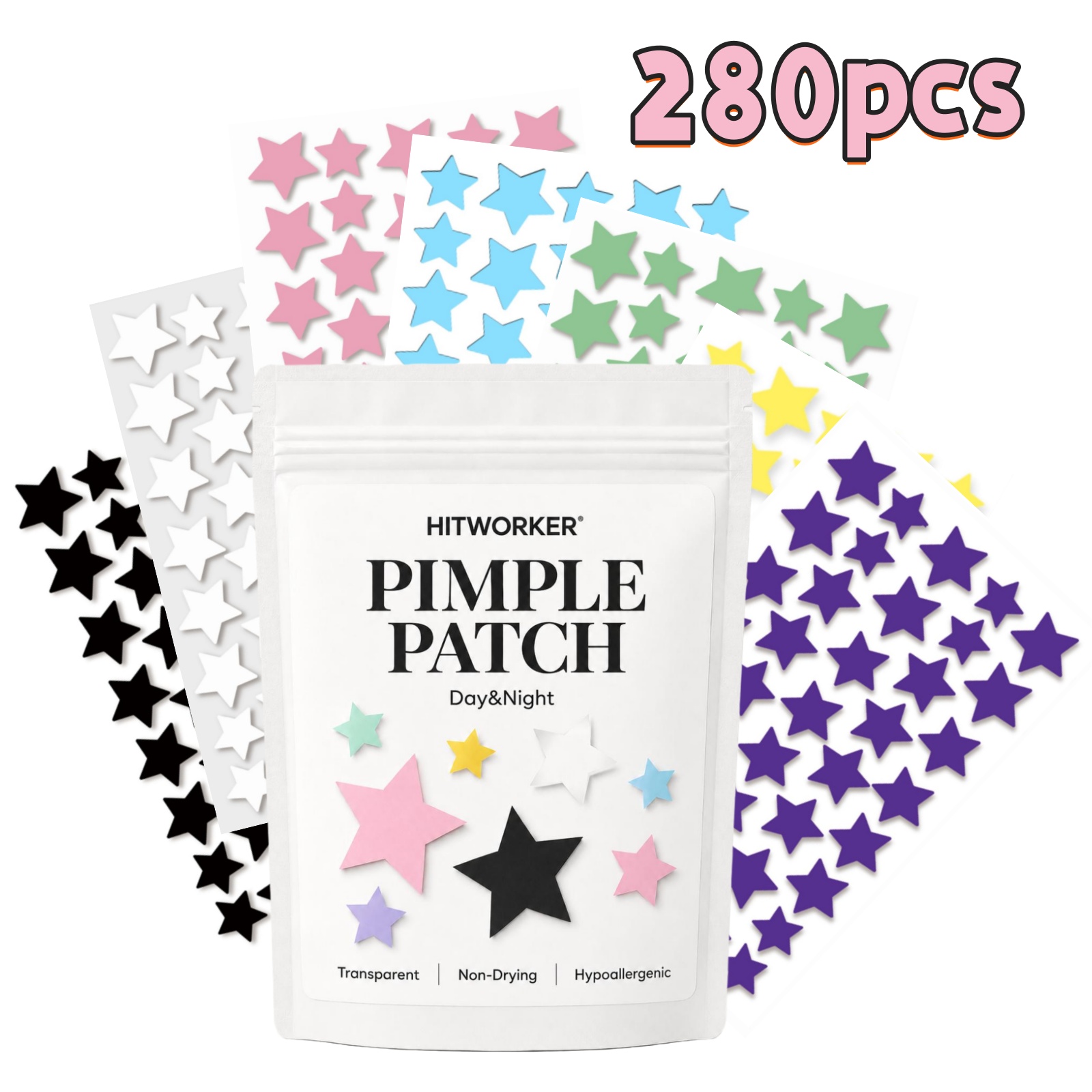 280 Buah Tambalan Jerawat Bint - Hydrocolloid Pimple Patch ulasan dan harga