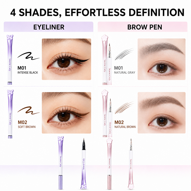 Siome Cidy 4PCS Set Eyeliner C - Waterproof Liquid Eyeliner Pen ulasan dan harga