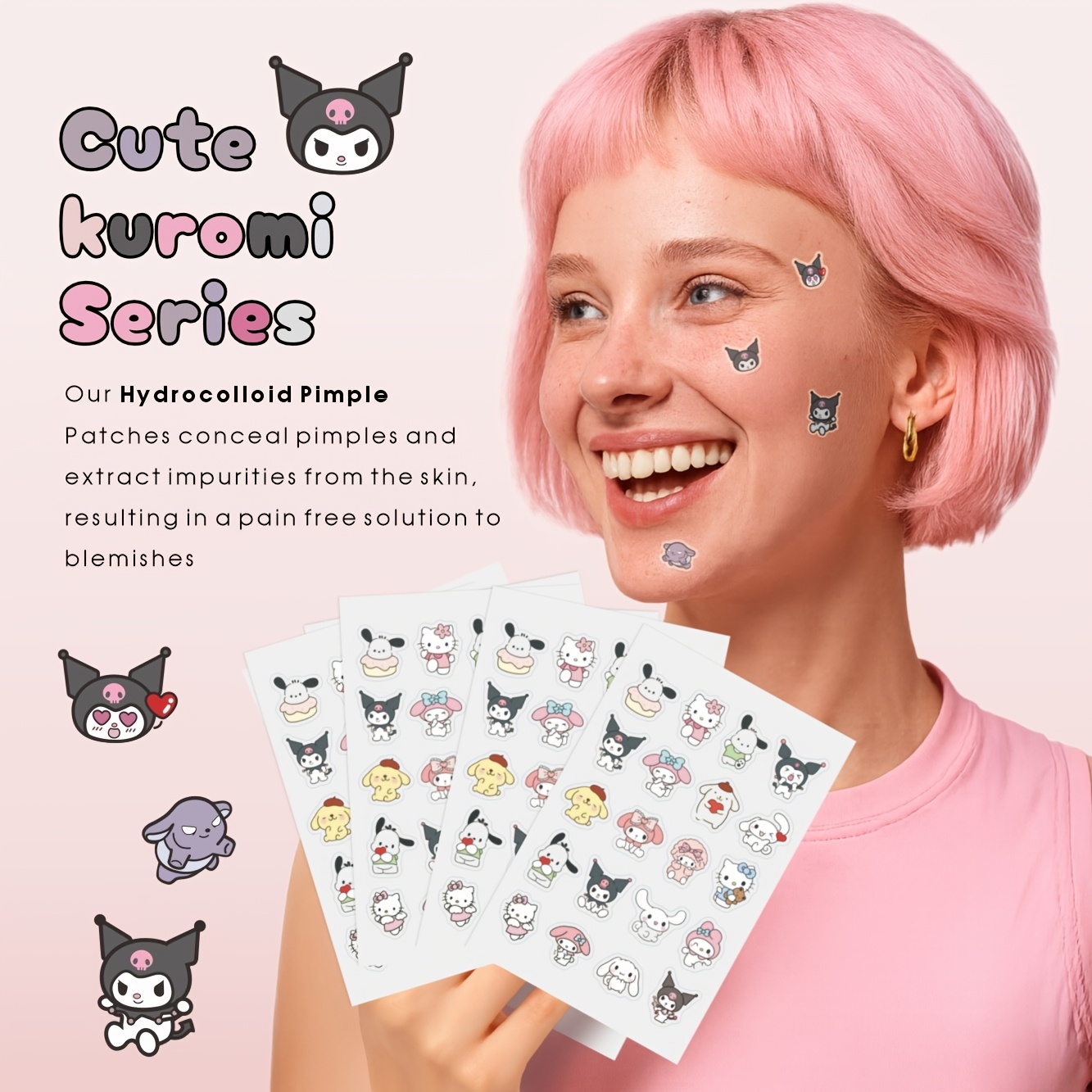 20/80 Buah Sanrio Hello Kitty  - Hydrocolloid Pimple Patch ulasan dan harga