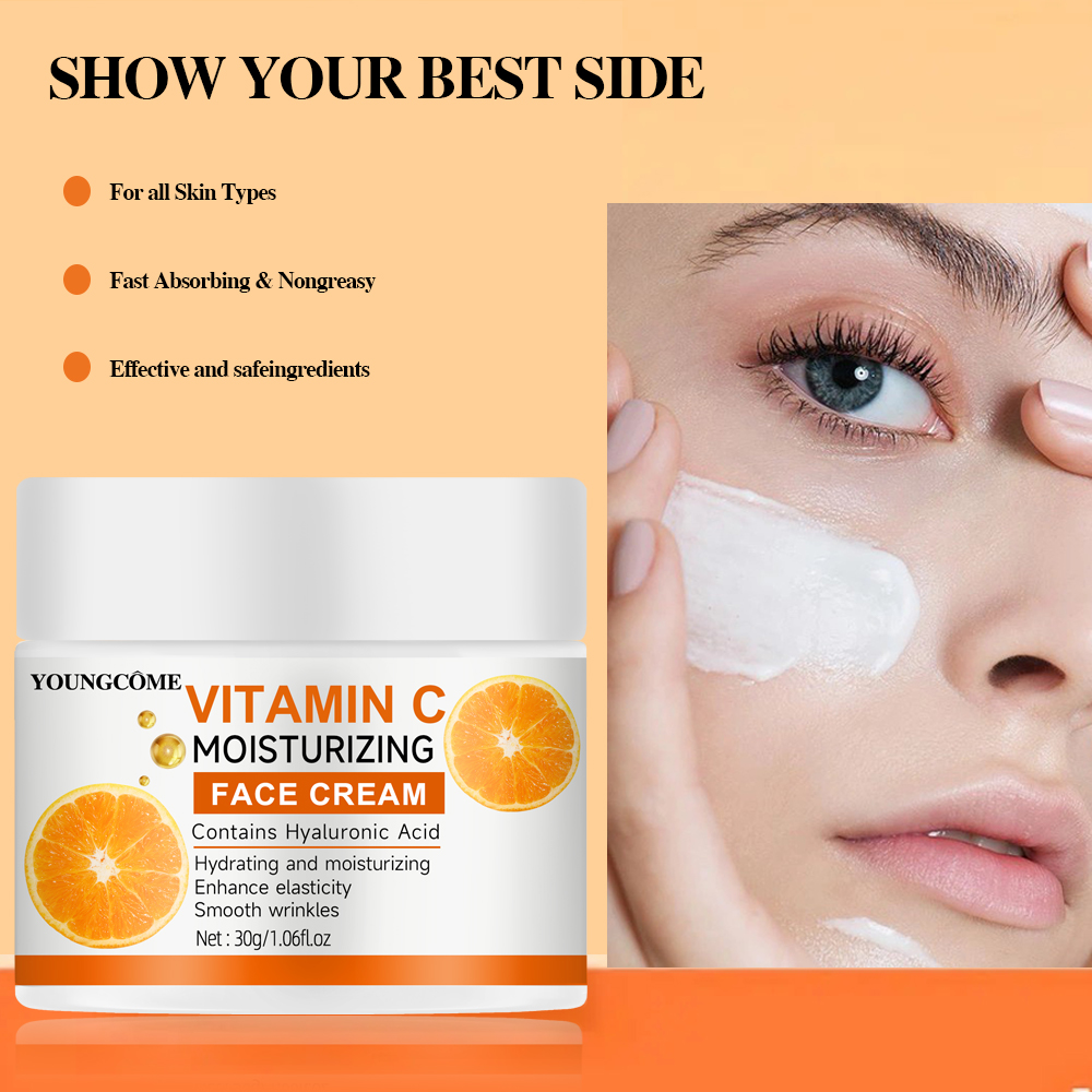 Krim Pelembab Vitamin C Perbai - Hyaluronic Acid Facial Serum ulasan dan harga