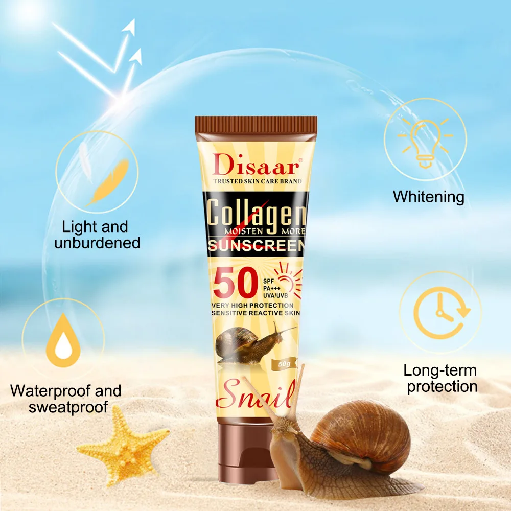 Disaar Krim Pelindung Kolagen  - Spf 50 Waterproof Sunscreen ulasan dan harga