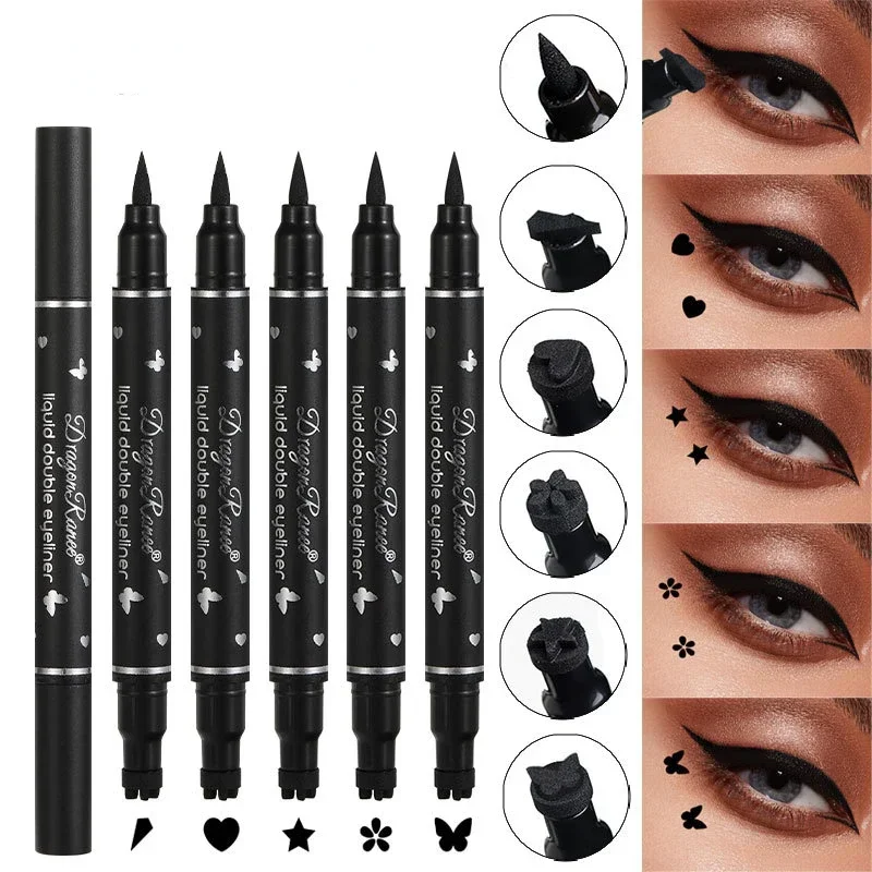 2 IN 1 Eyeliner segel kupu-kup - Waterproof Liquid Eyeliner Pen ulasan dan harga