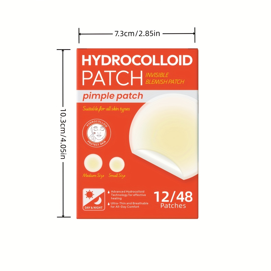 48 PCS Plester Jerawat Hidroko - Hydrocolloid Pimple Patch ulasan dan harga