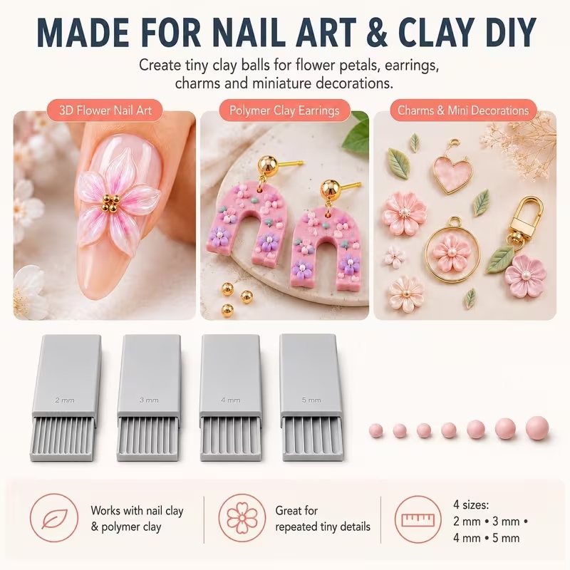 Alat Pembuat Bola Gel Tanah Li - Nail Art ulasan dan harga