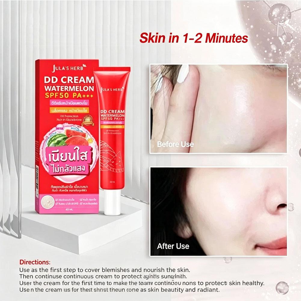 Krim DD Semangka SPF50 PA+++ T - Spf 50 Waterproof Sunscreen ulasan dan harga