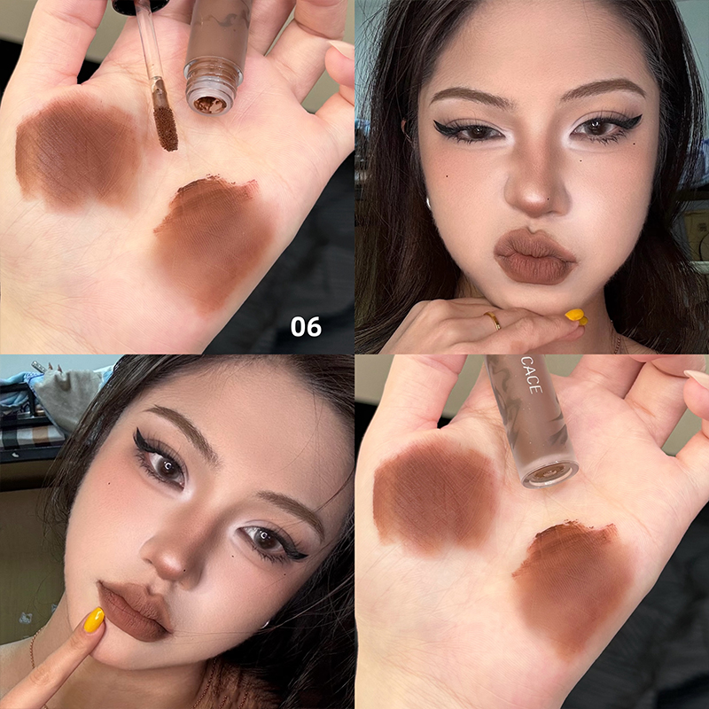 CACE Matte Velvet Brown Lipsti - Matte Velvet Lip Tint Long Lasting ulasan dan harga