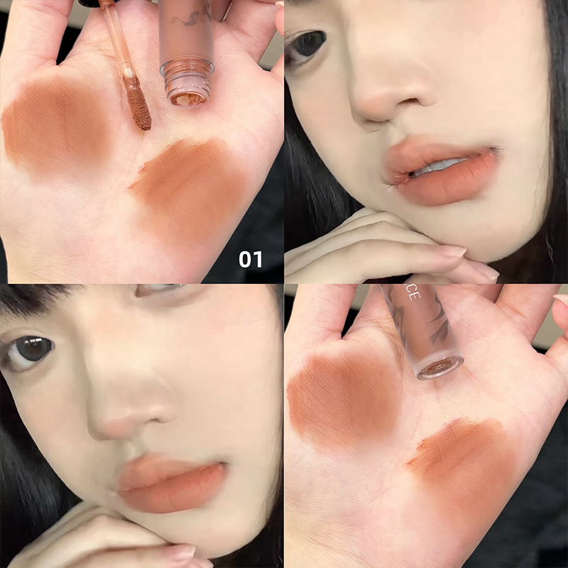 CACE Matte Velvet Brown Lipsti - Matte Velvet Lip Tint Long Lasting ulasan dan harga