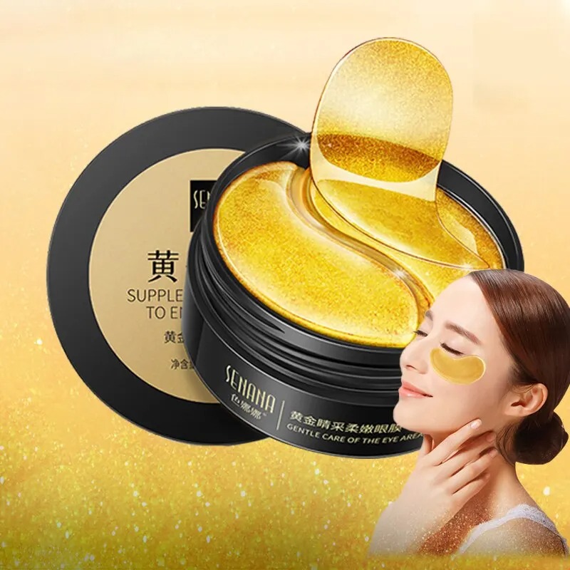 Masker pelembap wajah emas, 60 - Collagen Under Eye Patches ulasan dan harga