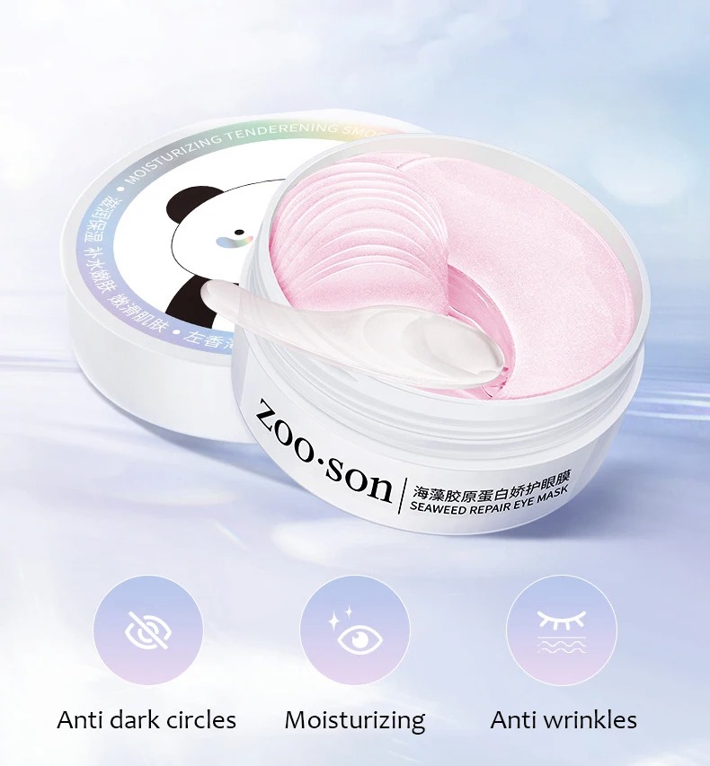 60 Buah Masker Mata Kolagen Kr - Collagen Under Eye Patches ulasan dan harga