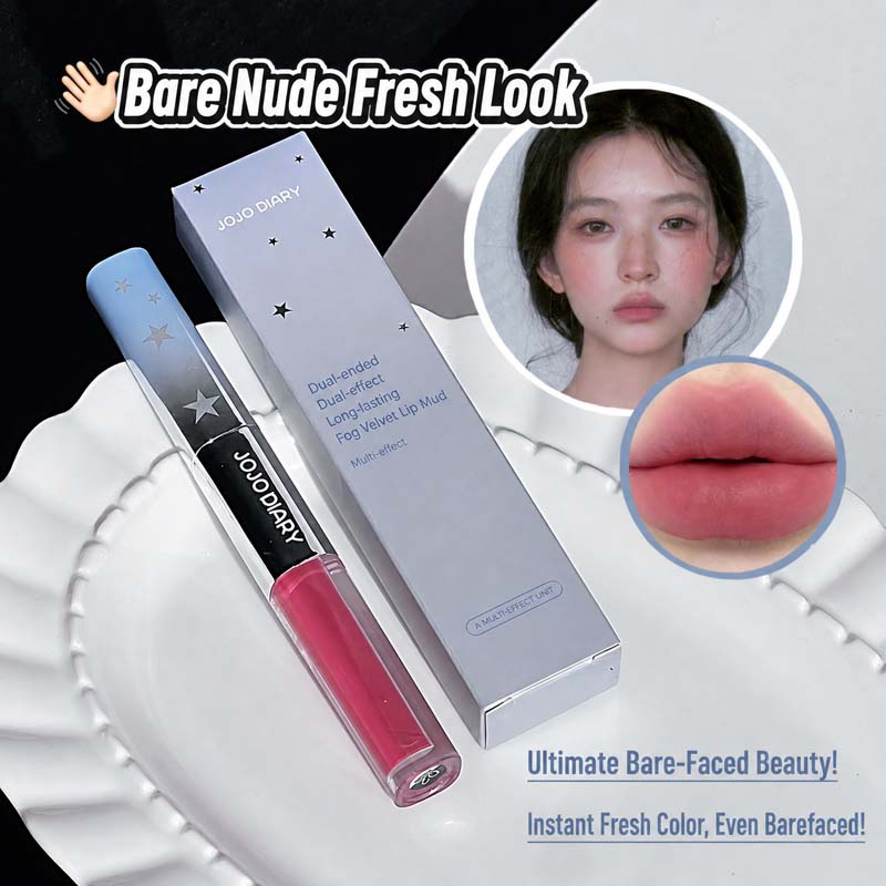 JOJO DIARY Lip Glaze Dual Effe - Matte Velvet Lip Tint Long Lasting ulasan dan harga
